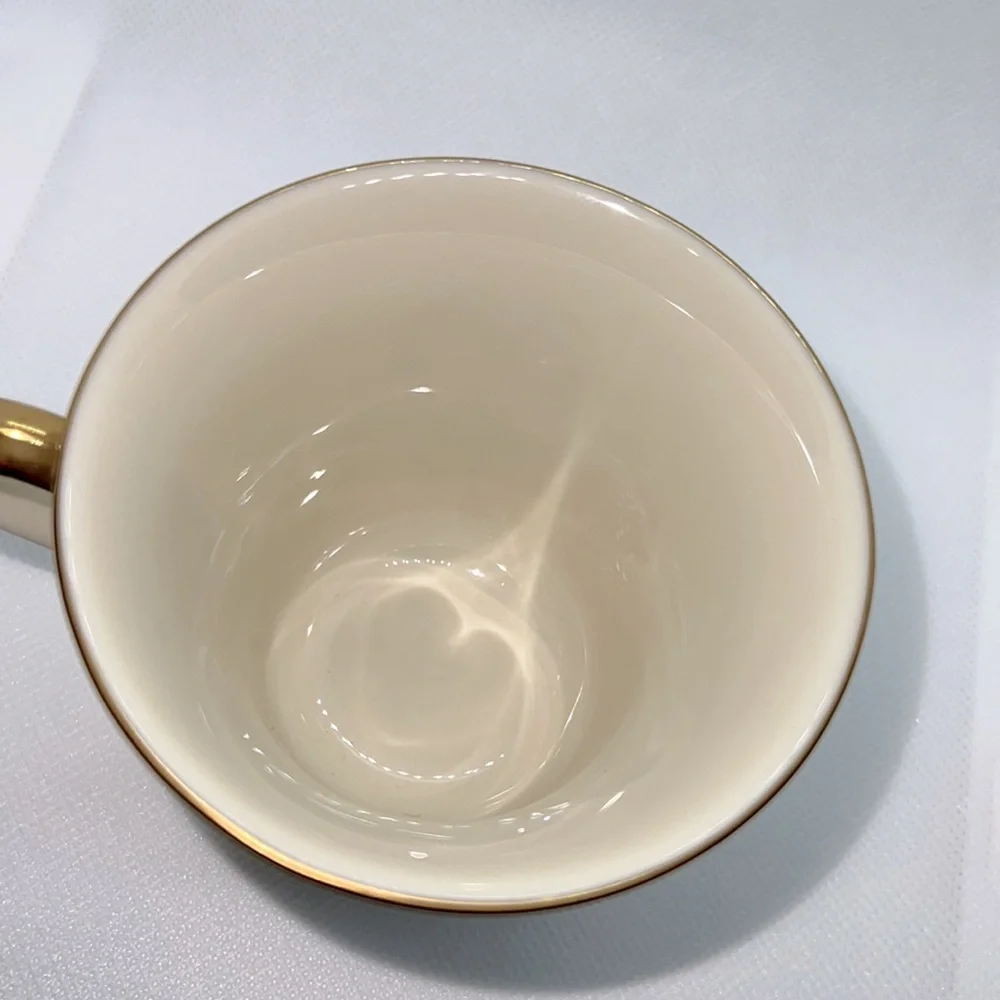 LENOX HOLIDAY FOOTED TEACUP AND SAUCER VINTAGE CHINA HOLLY & BERRIES